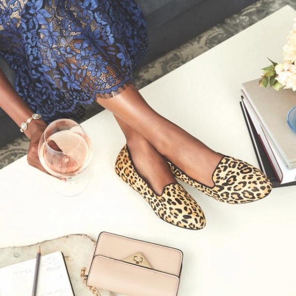 Birdies leopard flats Clearance